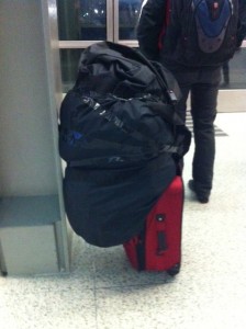 Duffle Bag with Duct Tape