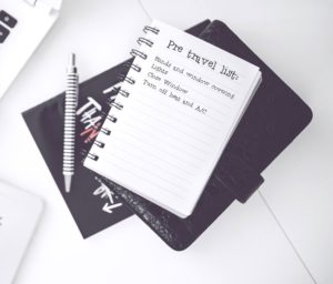 Pre travel list - Live work anywhere