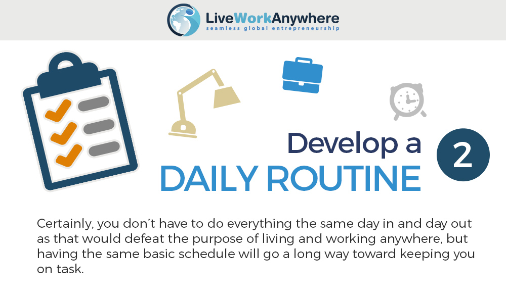 Mobility Criteria 2. Develop a Daily Routine - Liveworkanywhere